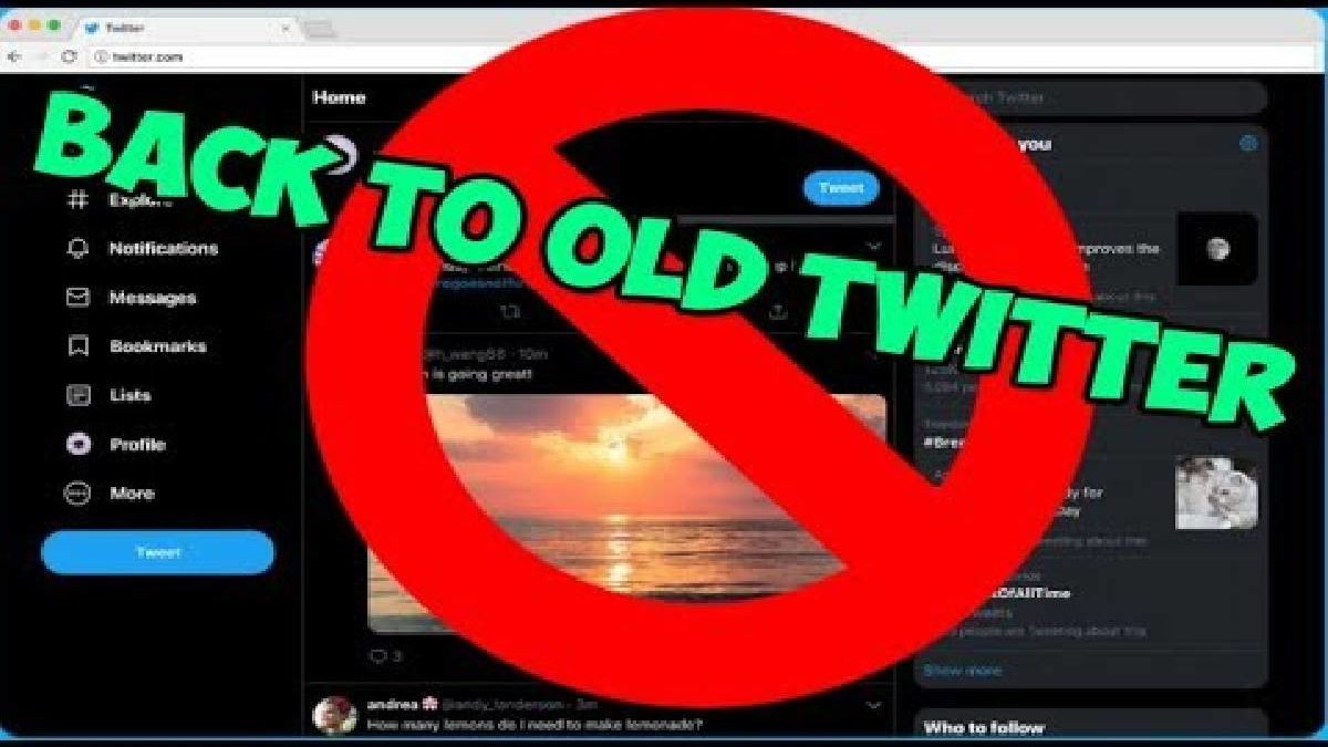 How to go back to Old Twitter Layout? – Method and the Twitter Option, and More