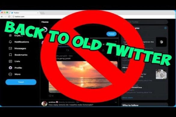 how to go back to old twitter layout