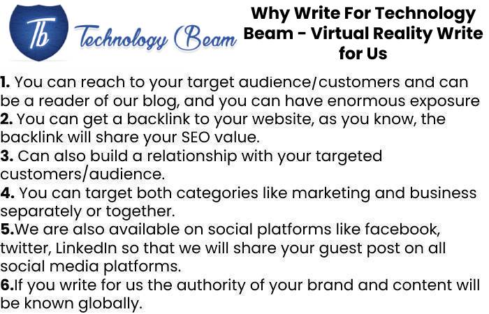 Virtual Reality Write For Us, Contribute And Submit post