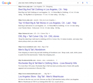 The results on the first result page are your competitors.