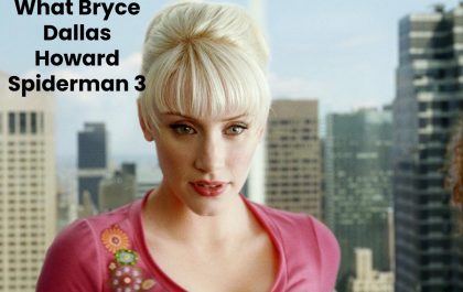 What Bryce Dallas Howard Spiderman 3