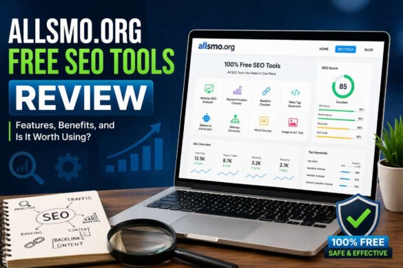 allsmo.org free SEO and social media tools homepage review