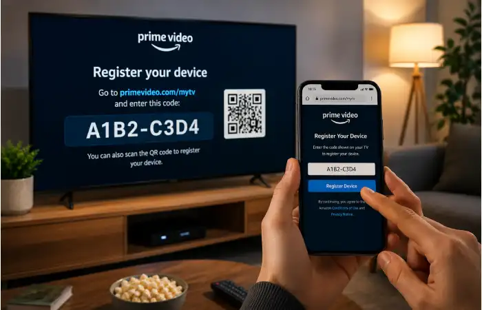 How does prime video device activation work_