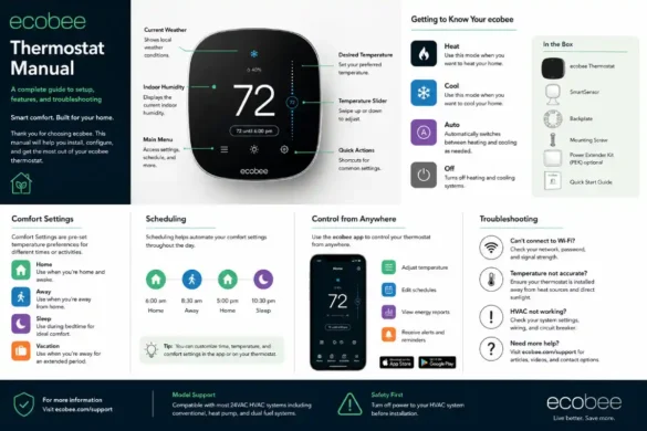 ecobee thermostat manua