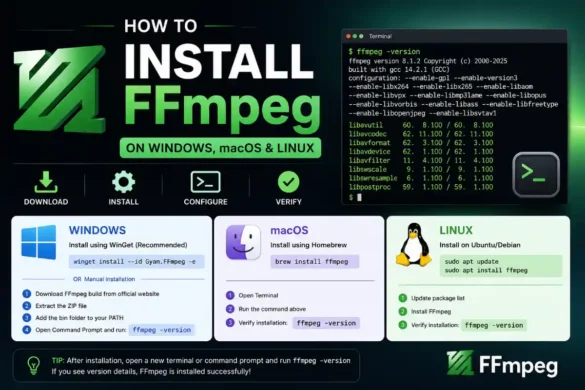 how to install ffmpeg