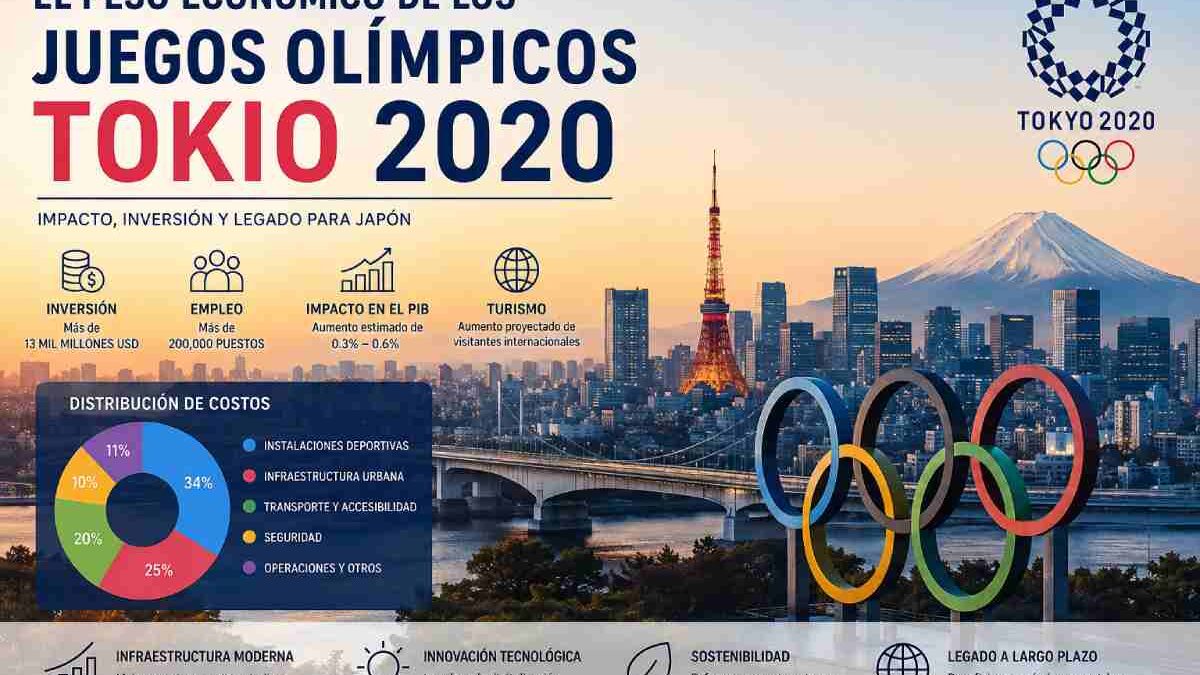 https finanzasdomesticas com peso economico juegos olimpicos tokio 2020
