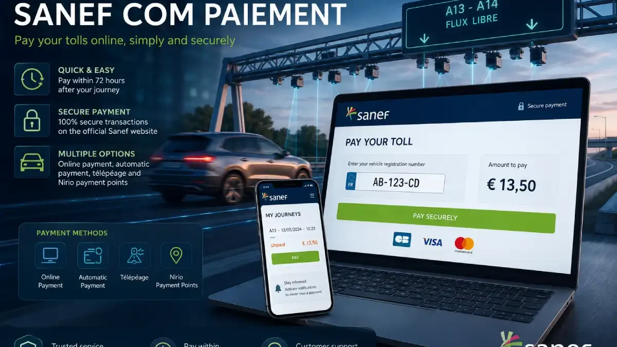 sanef com paiement: How to Pay Sanef Tolls Online Safely