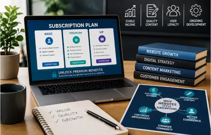 why websites offer subscription plans